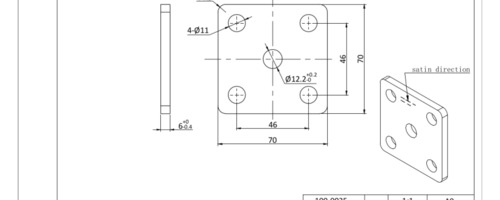 Vorschau Technische Zeichnung