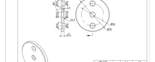 Vorschau Technische Zeichnung