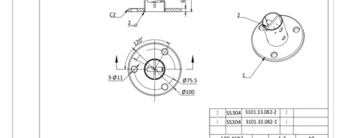 Vorschau Technische Zeichnung