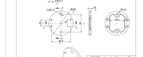 Vorschau Technische Zeichnung