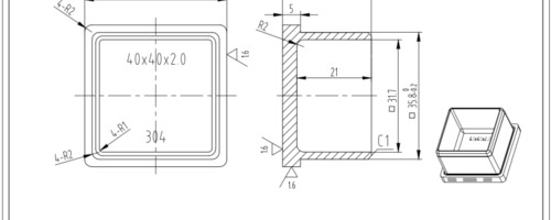 Vorschau Technische Zeichnung