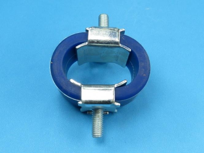 Auspuff Gummi Silikon Halter Aufhängung 5cm Ring mit Steg Breit = 3,5 cm  150 - Ring mit
