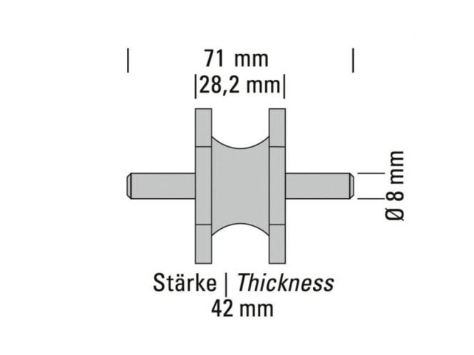 Auspuff Gummi Silikon Halter Schraubgummi M8 Gewindelänge 15mm 370 -  Schraubgummi B